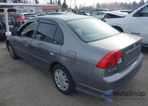 2004 Honda Civic Lx из США, поврежденный, VIN 2HGES166X4H579891